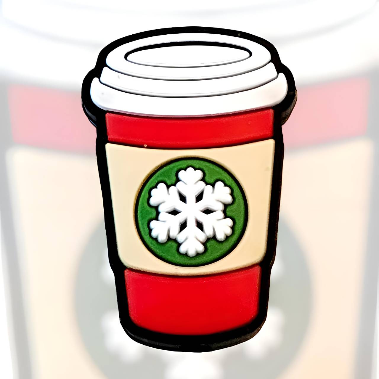 Christmas Coffee Cup Silicone Focal