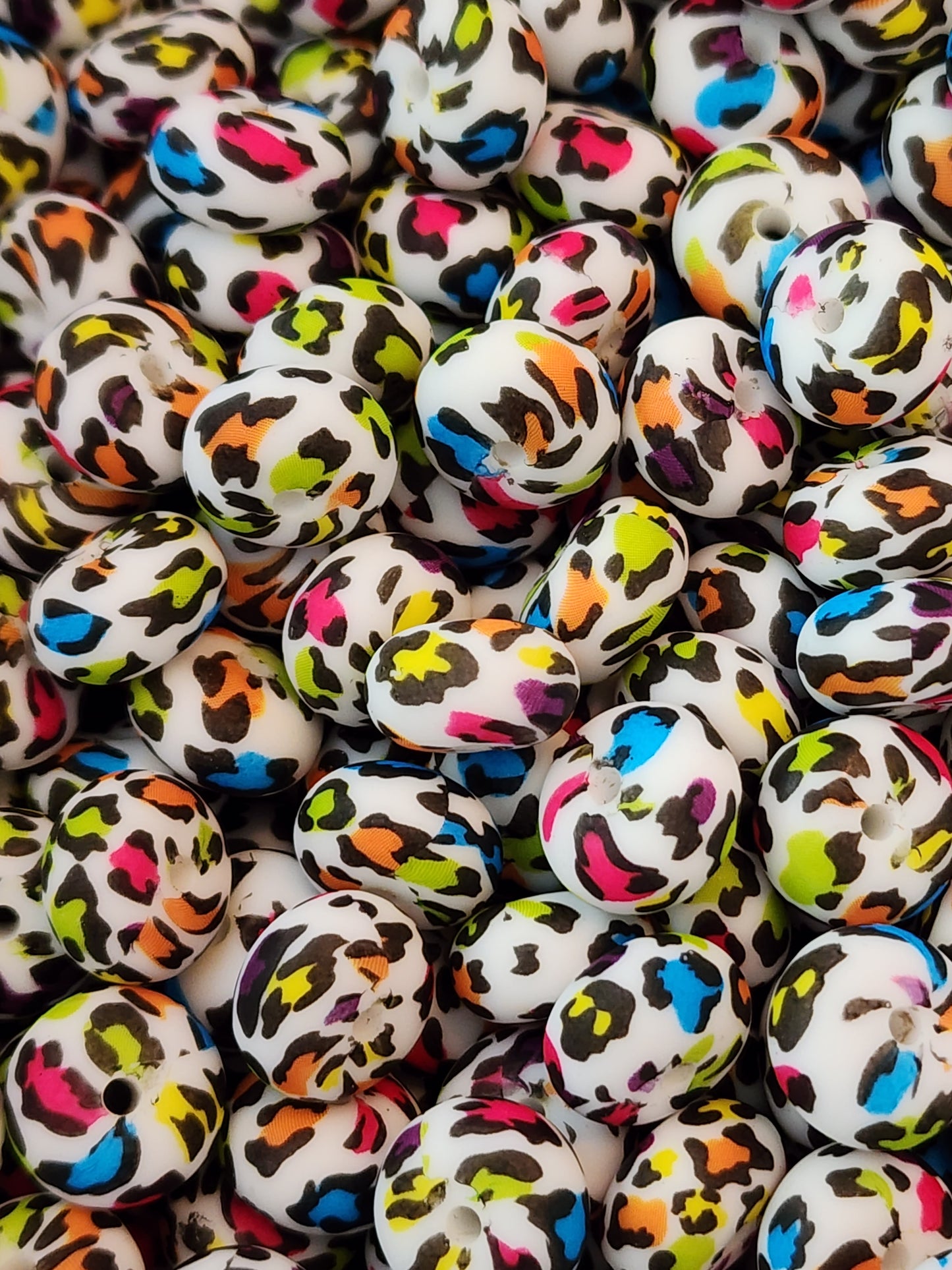 Colorful Leopard Abacus Beads