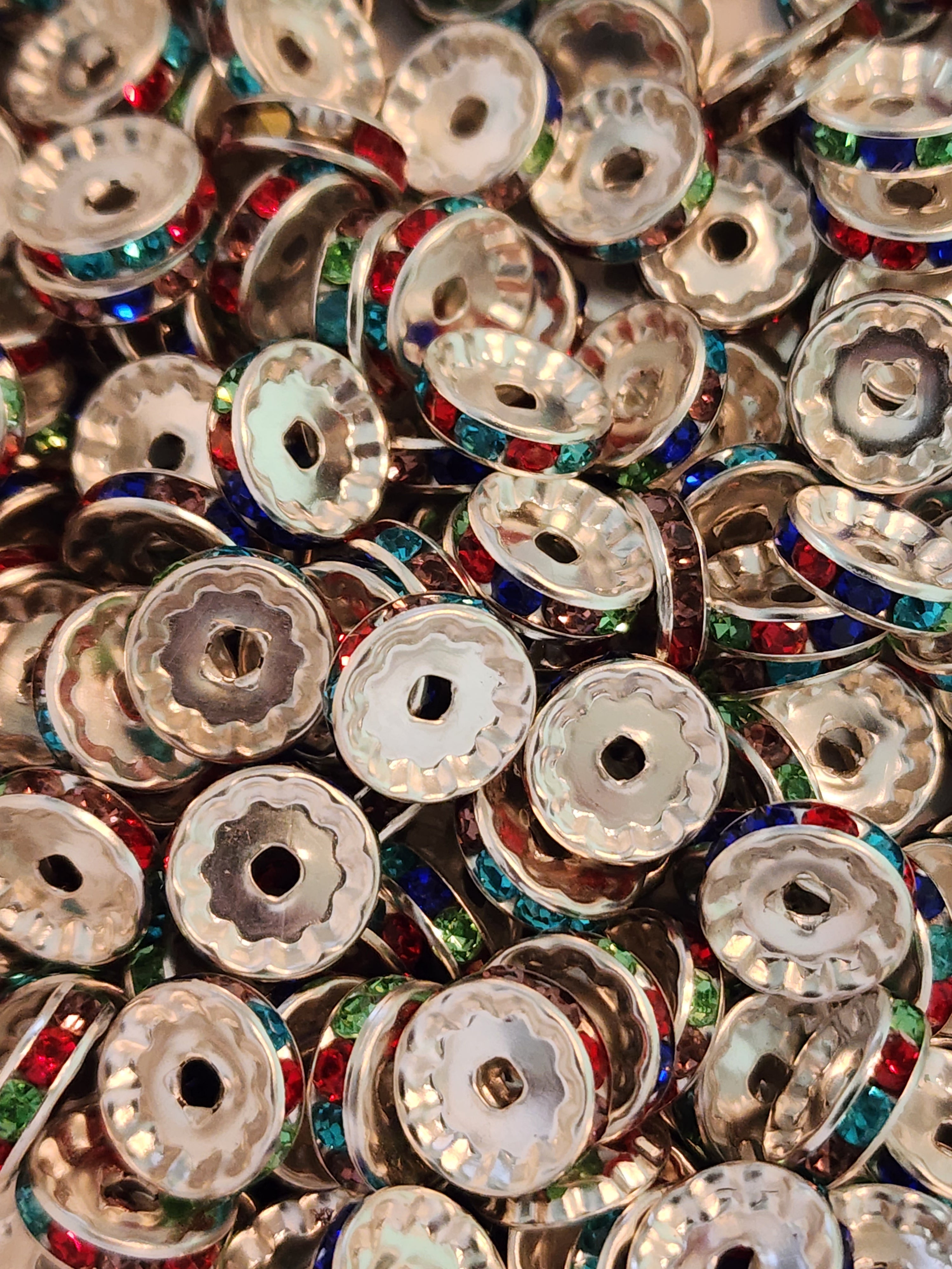 12mm Rainbow Silver (Spacers)