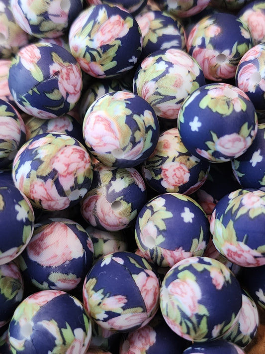 15MM Flower Silicone Bead