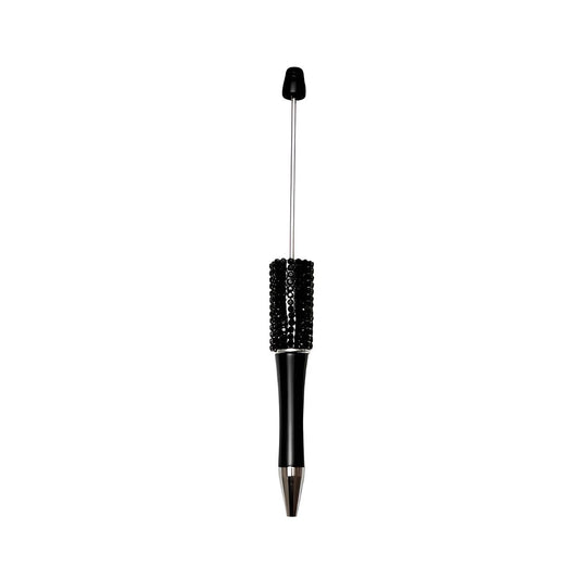 Black Rhinestone Beadable Pens