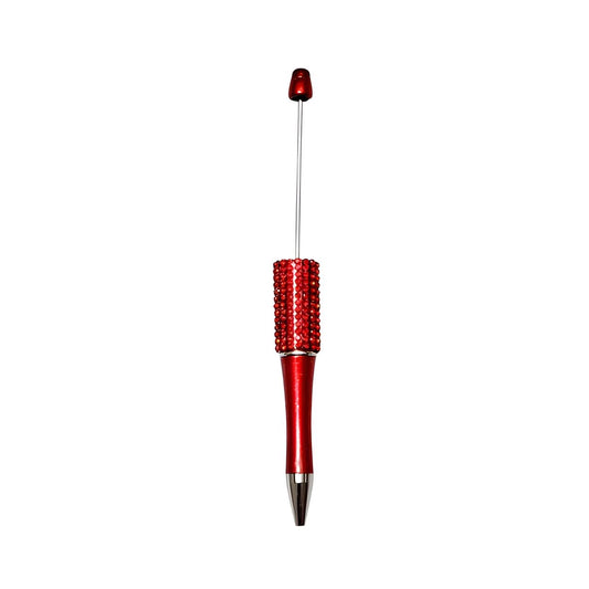 Red Rhinestone Beadable Pens