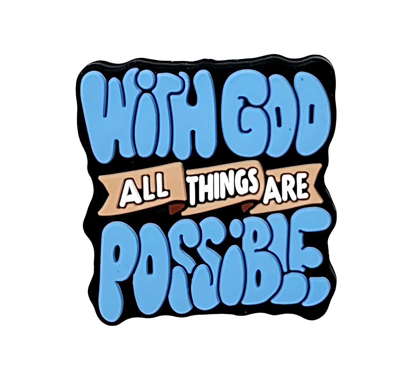 With God all things are Possible Focal Beads (CUSTOM)