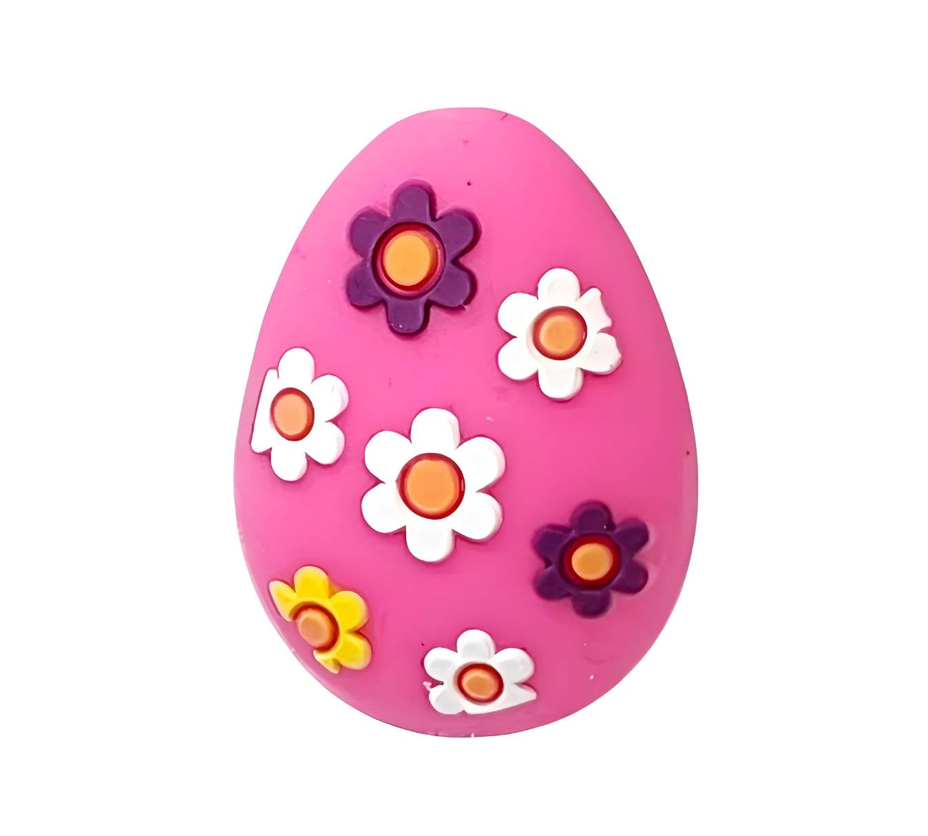 3D Pink Egg Focal Beads