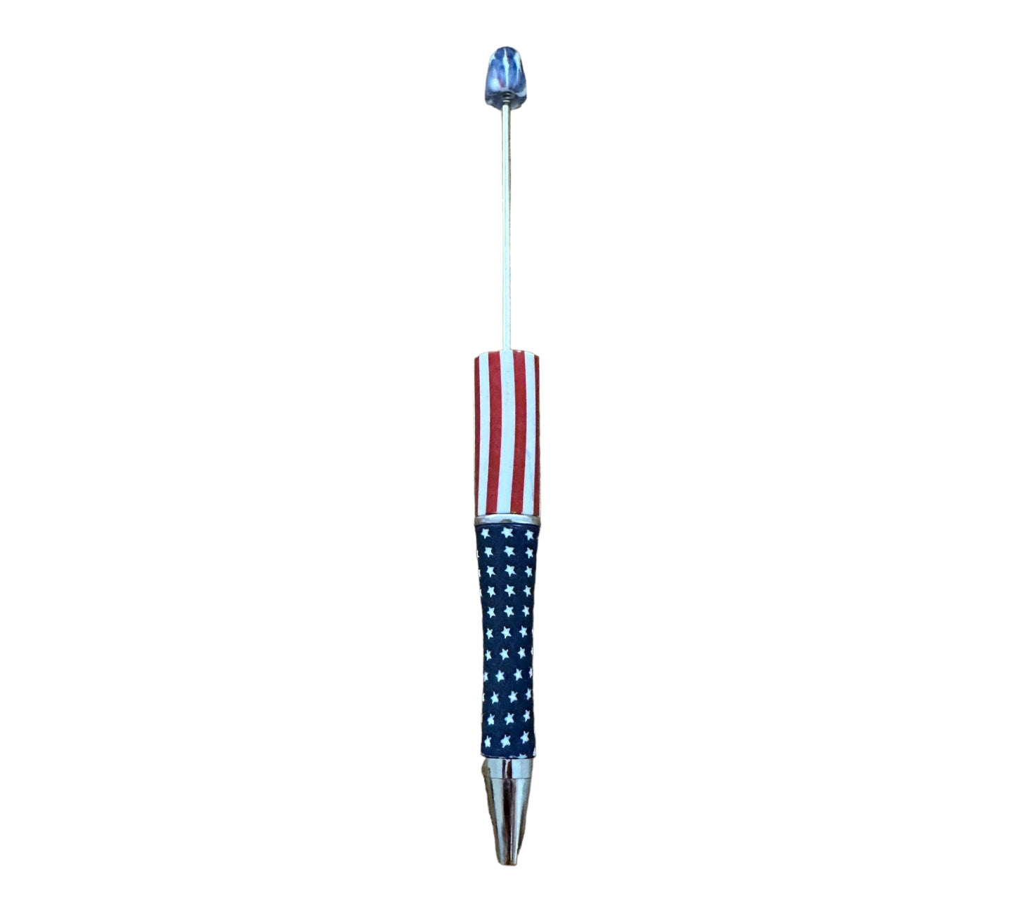 American Flag Printed Beadable Pen