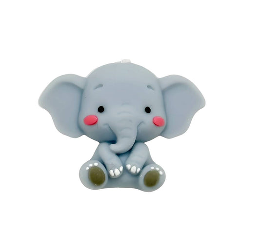 3D Elephant Beads F-386