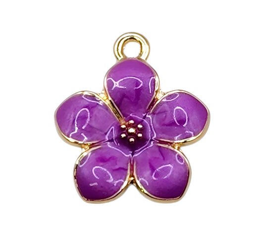 Purple Bloom Charm