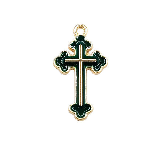 Green Cross Charm