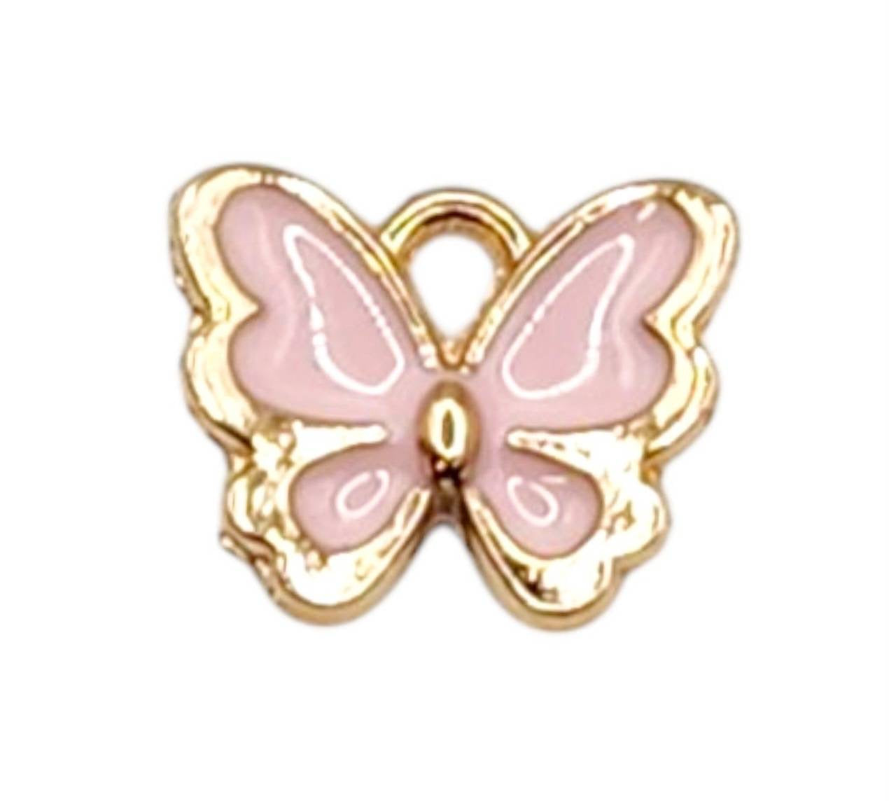 Light Pink Butterfly Charm