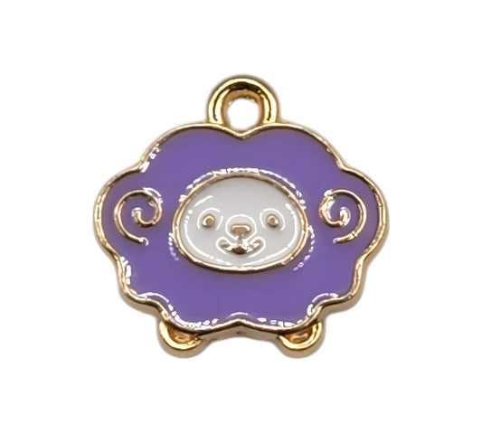 Purple Sheep Charm