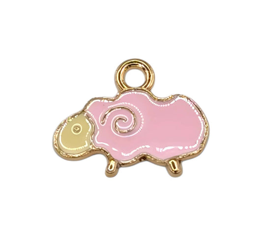 Pink Sheep Charm