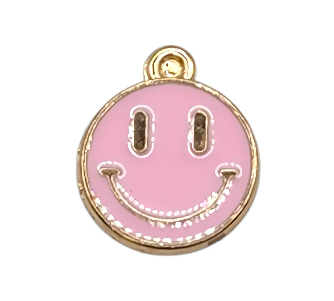 Pink Smile Face Charm