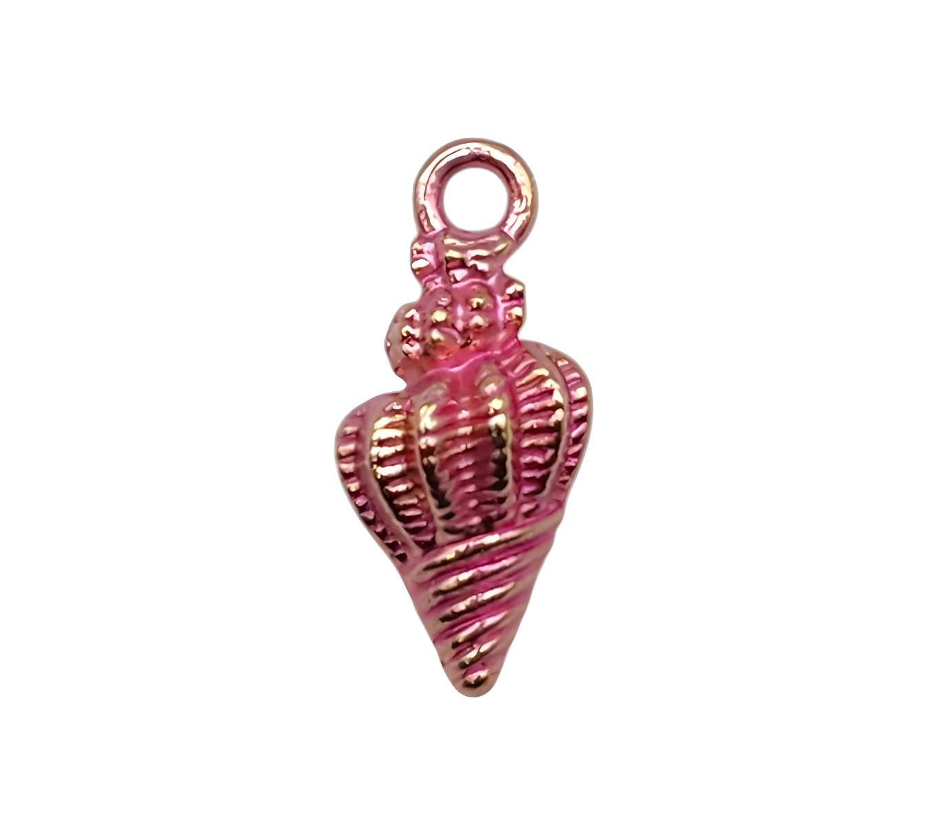 Pink Seashell Charm