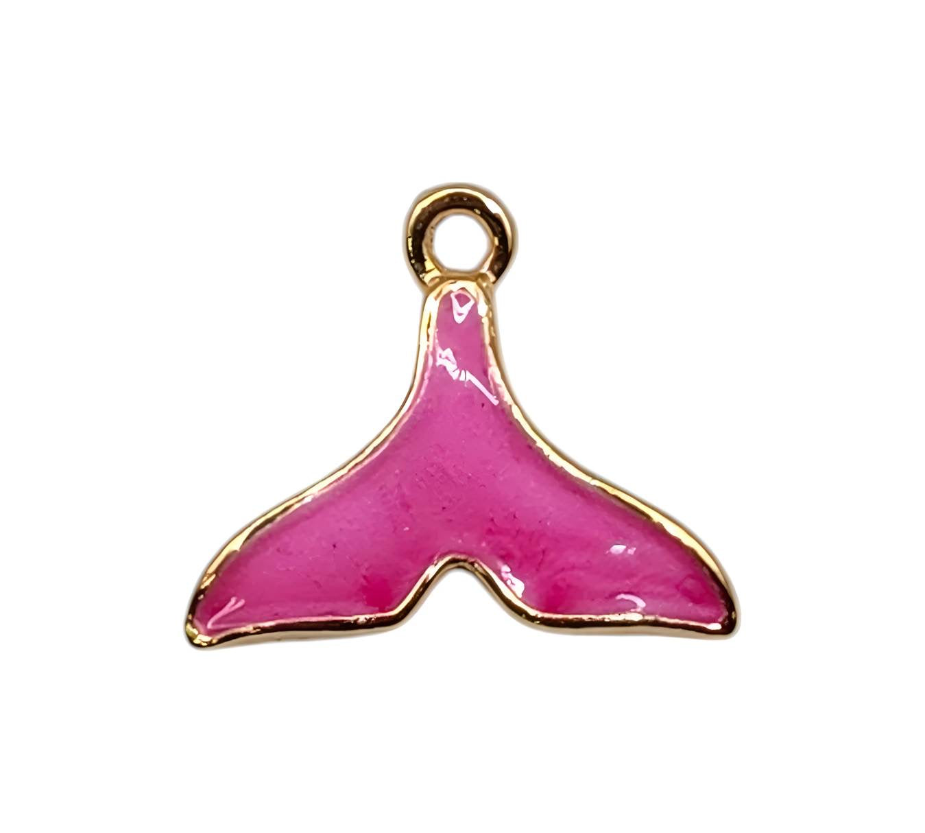 Pink Tail  Charm