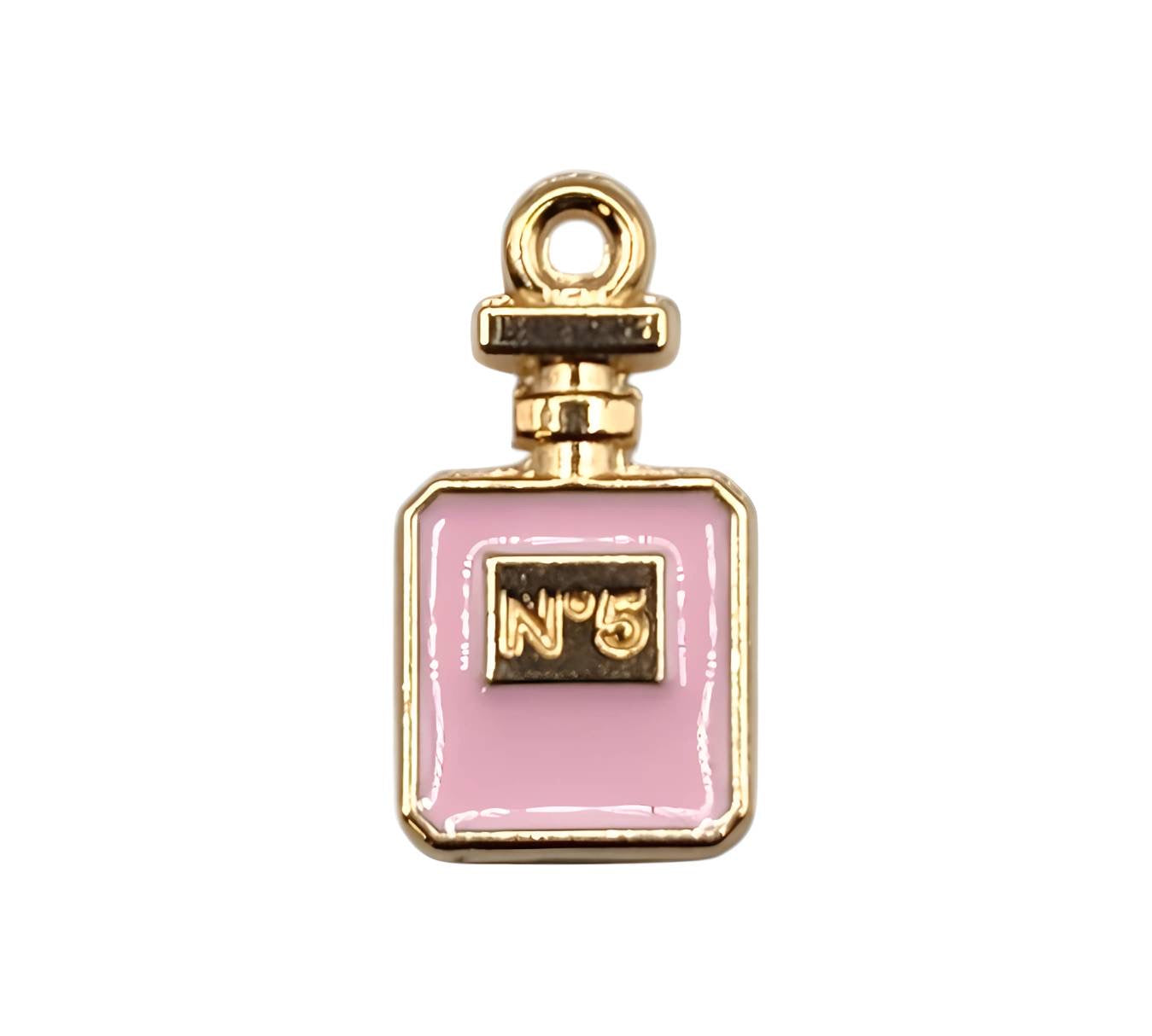 Light Pink Perfume Bottle Charm