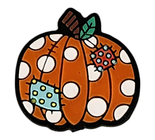 Patchy Pumpkin Focal Beads