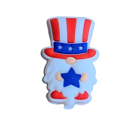 American Gnome with Heart Silicone Focal