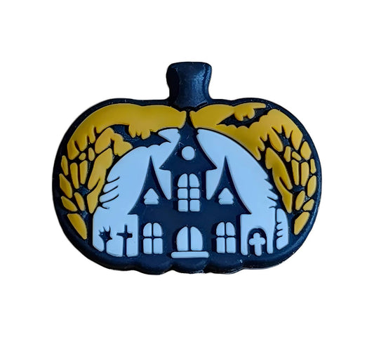 Haunted Pumpkin Focal Beads