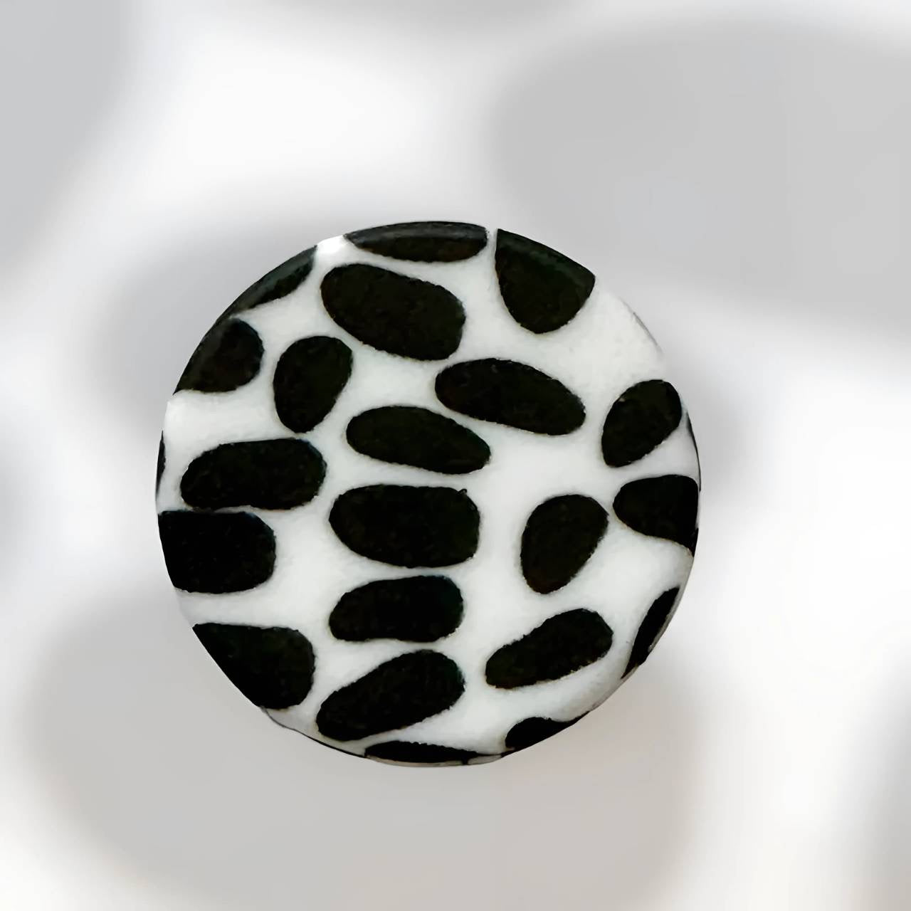 Cow Print (Round Silicone Focal)