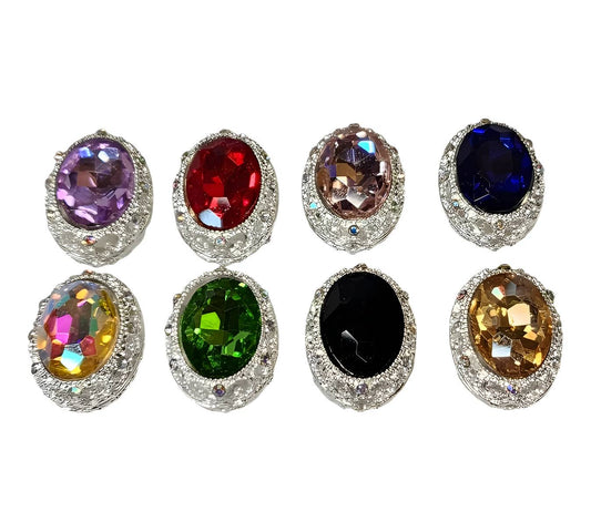 Oval Rhinestone Beads