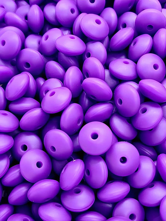 Royal Majesty Silicone Lentil Beads