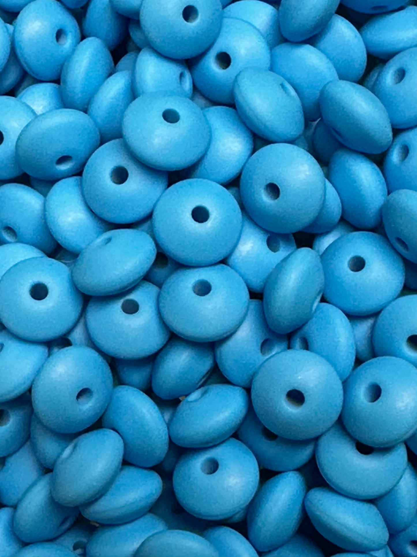 Azue Horizon Silicone Lentil Beads