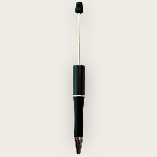 Black Beadable Pen