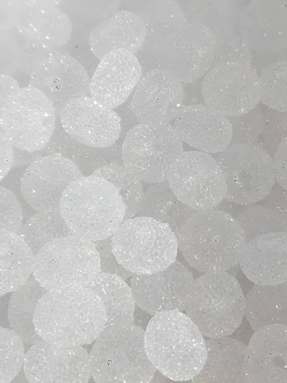 White Jelly Beads