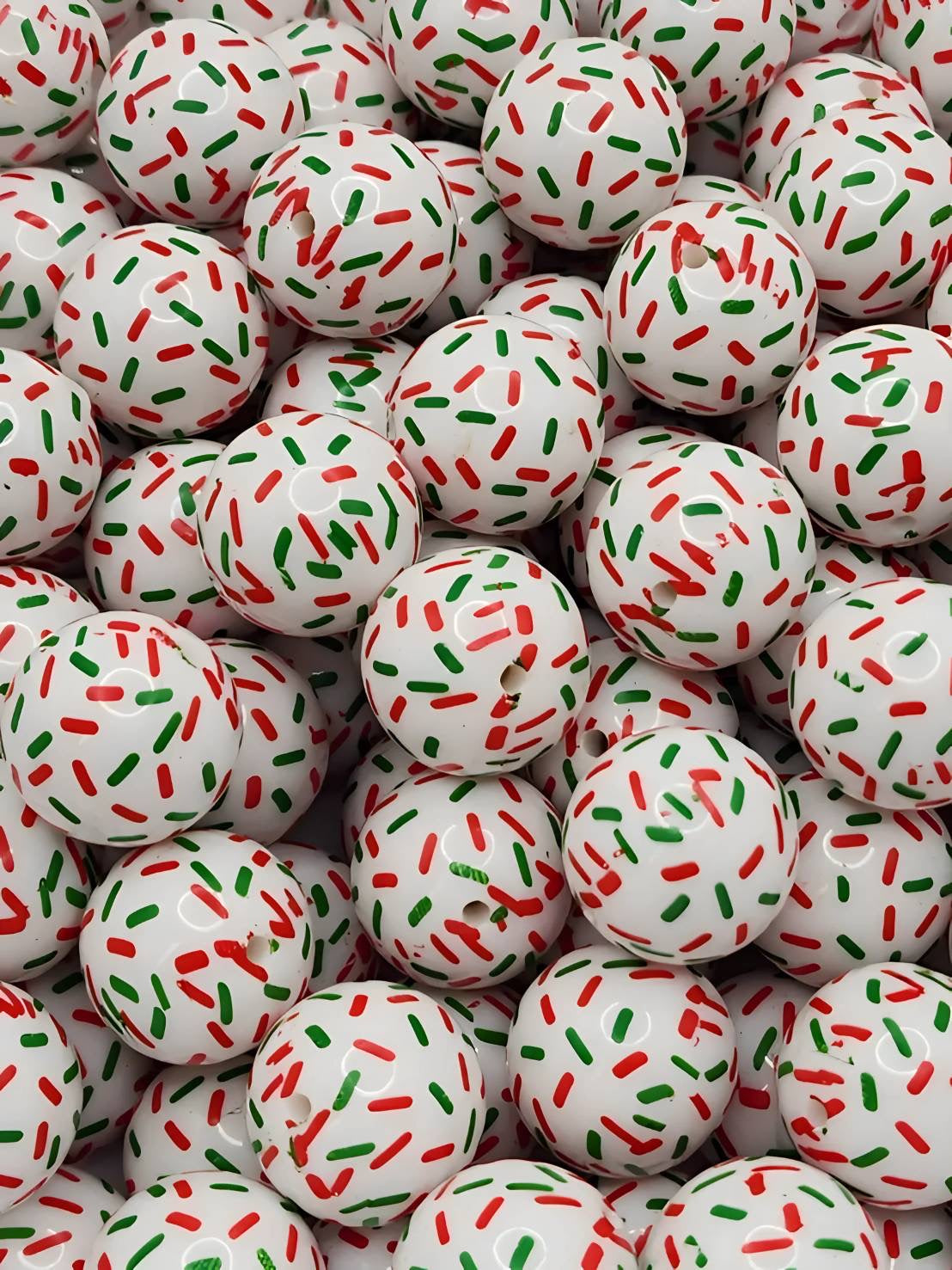 Christmas Confetti (Bubblegum Beads)