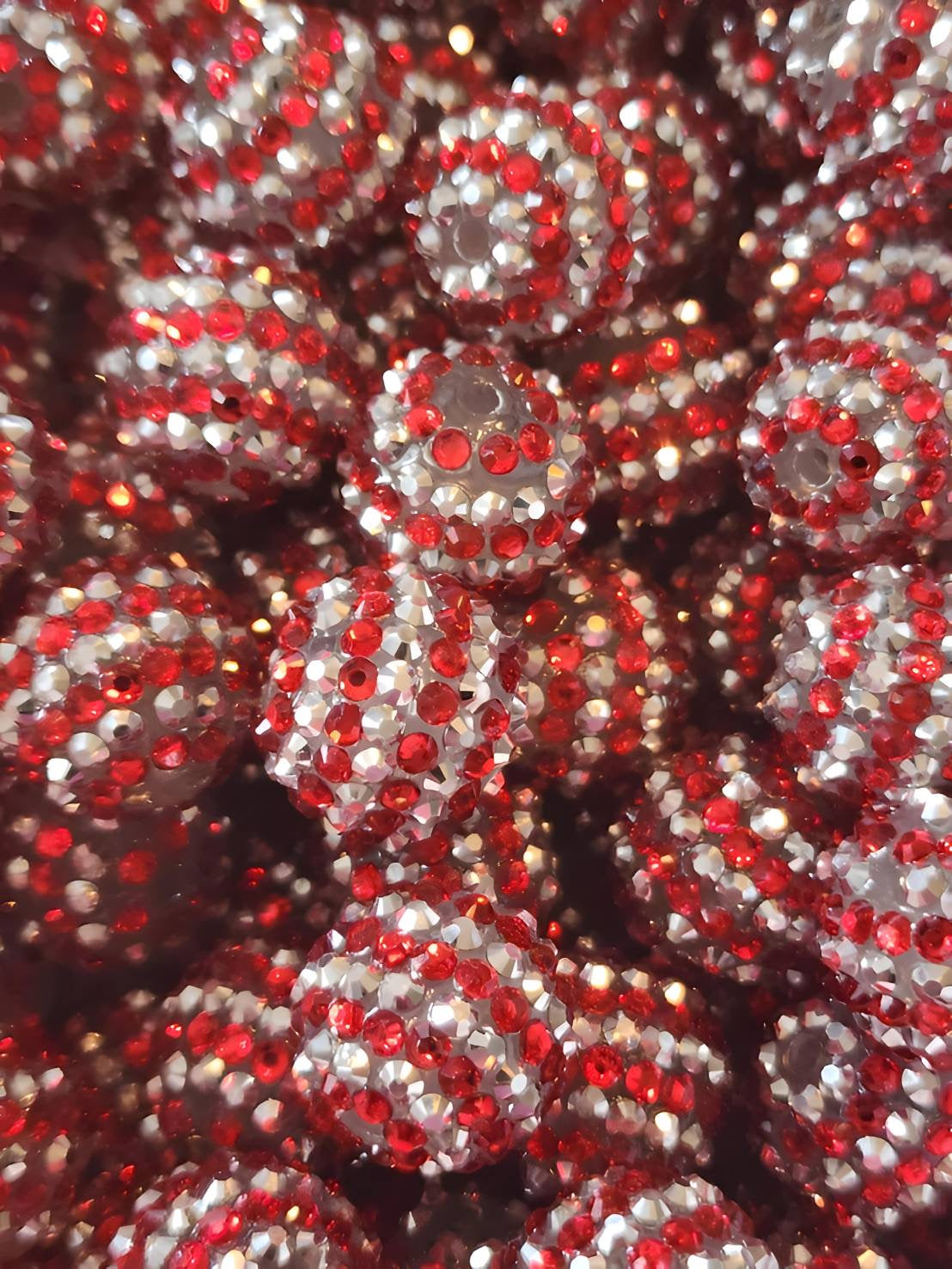 Gumdrop **Rhinestone** (Bubblegum Beads)