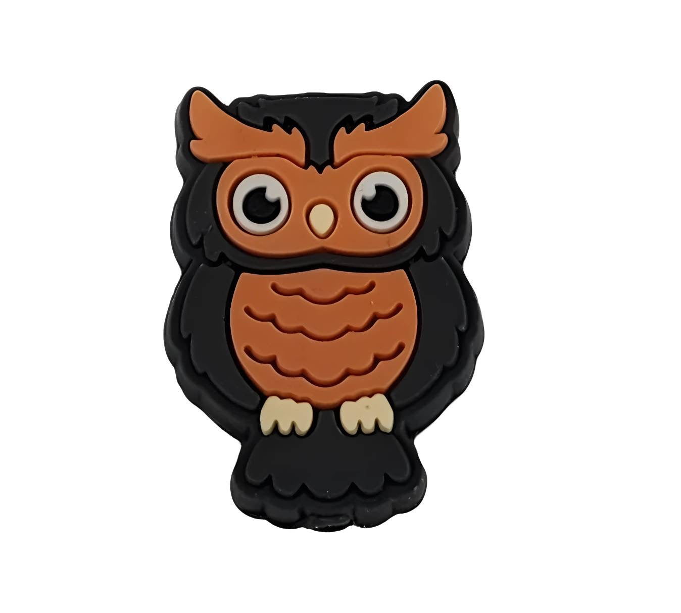 Brown Owl Focal Beads