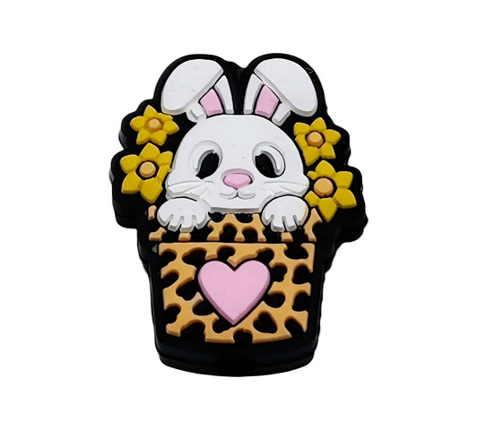 Rabbit Pale Focal Beads