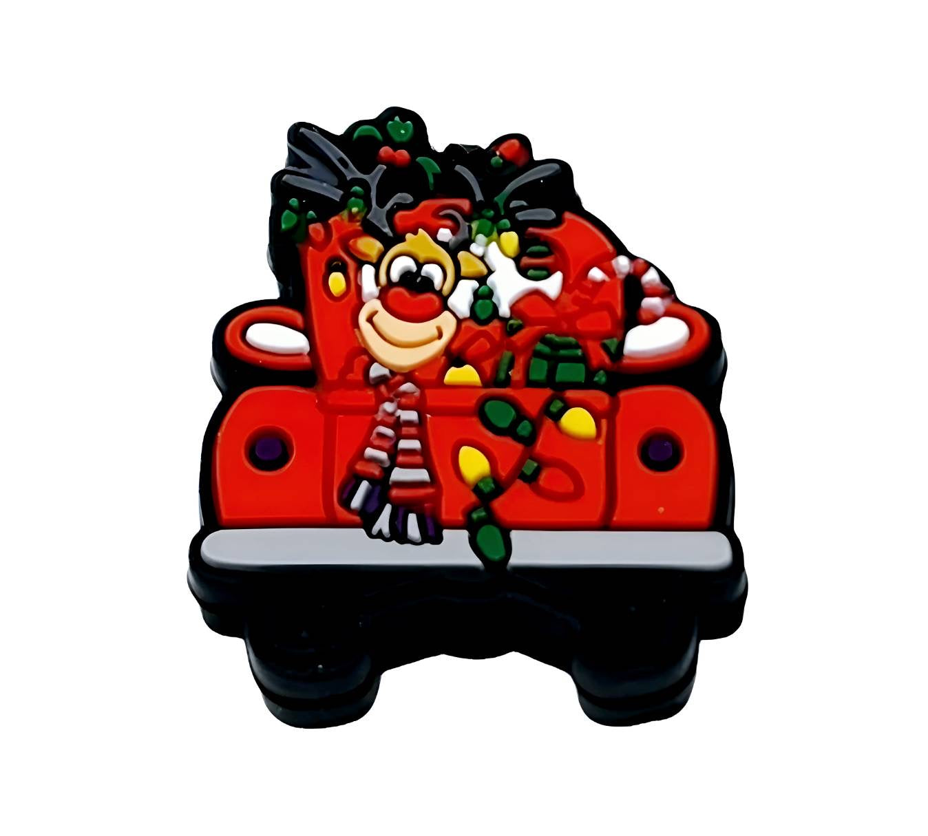 Reindeer Truck Focal Beads