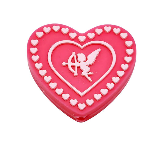 Cupid Heart Focal Beads