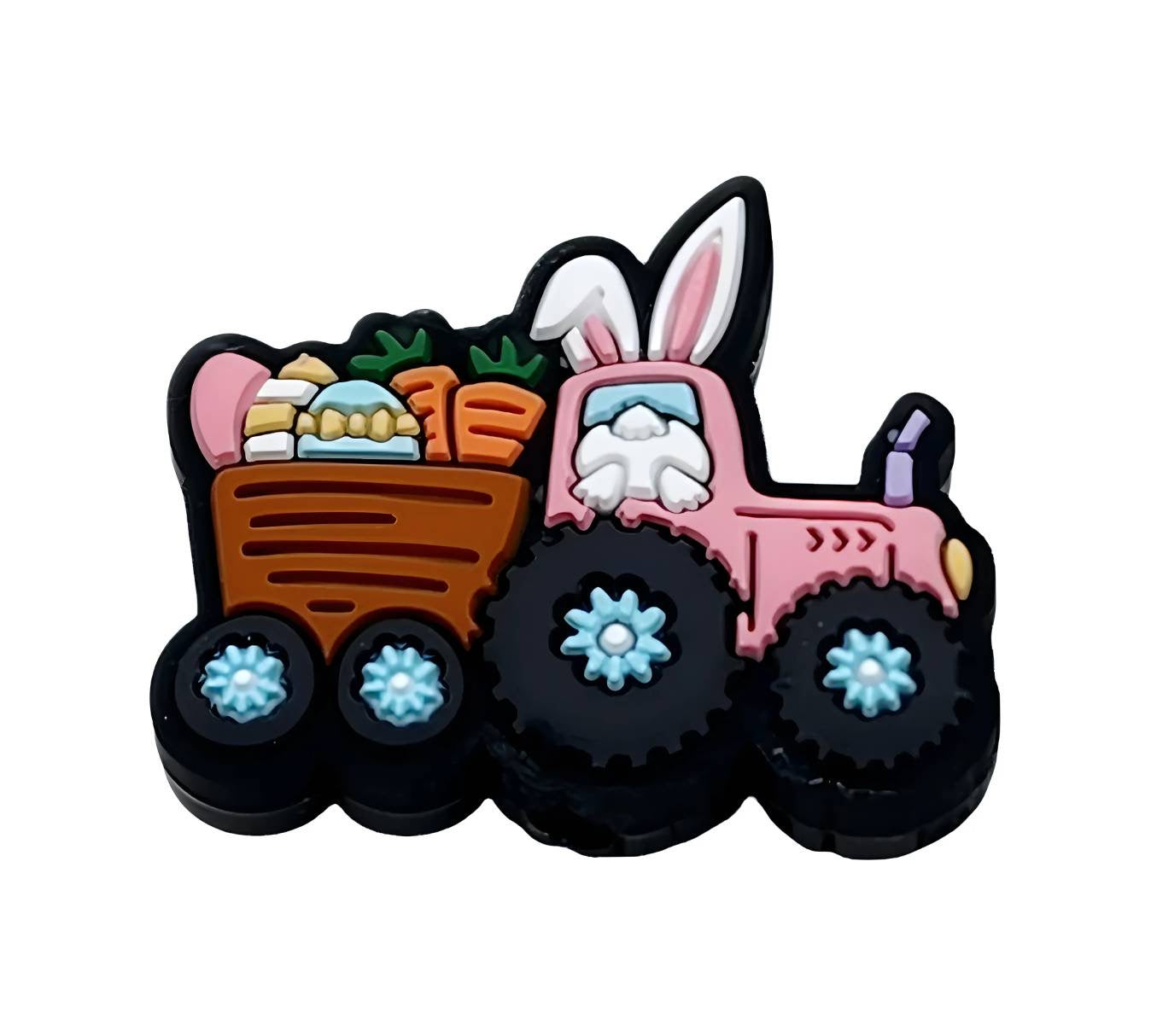 Easter Tractor Focal Beads