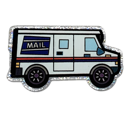 Mail Truck Flatback Acrylics