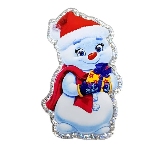 Cute Snowman Flatback Acrylics