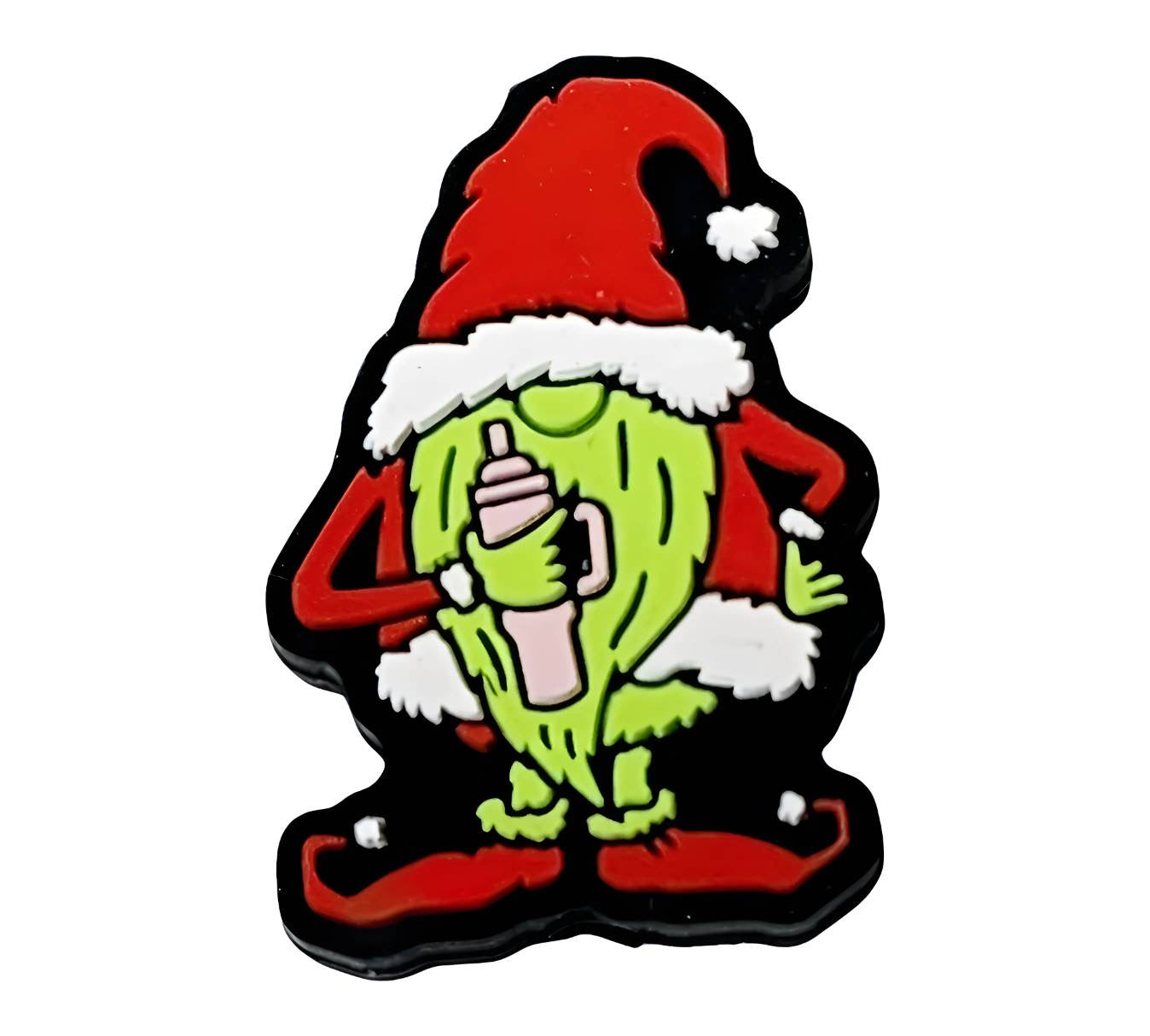 Grinchy Gnome Focal Beads