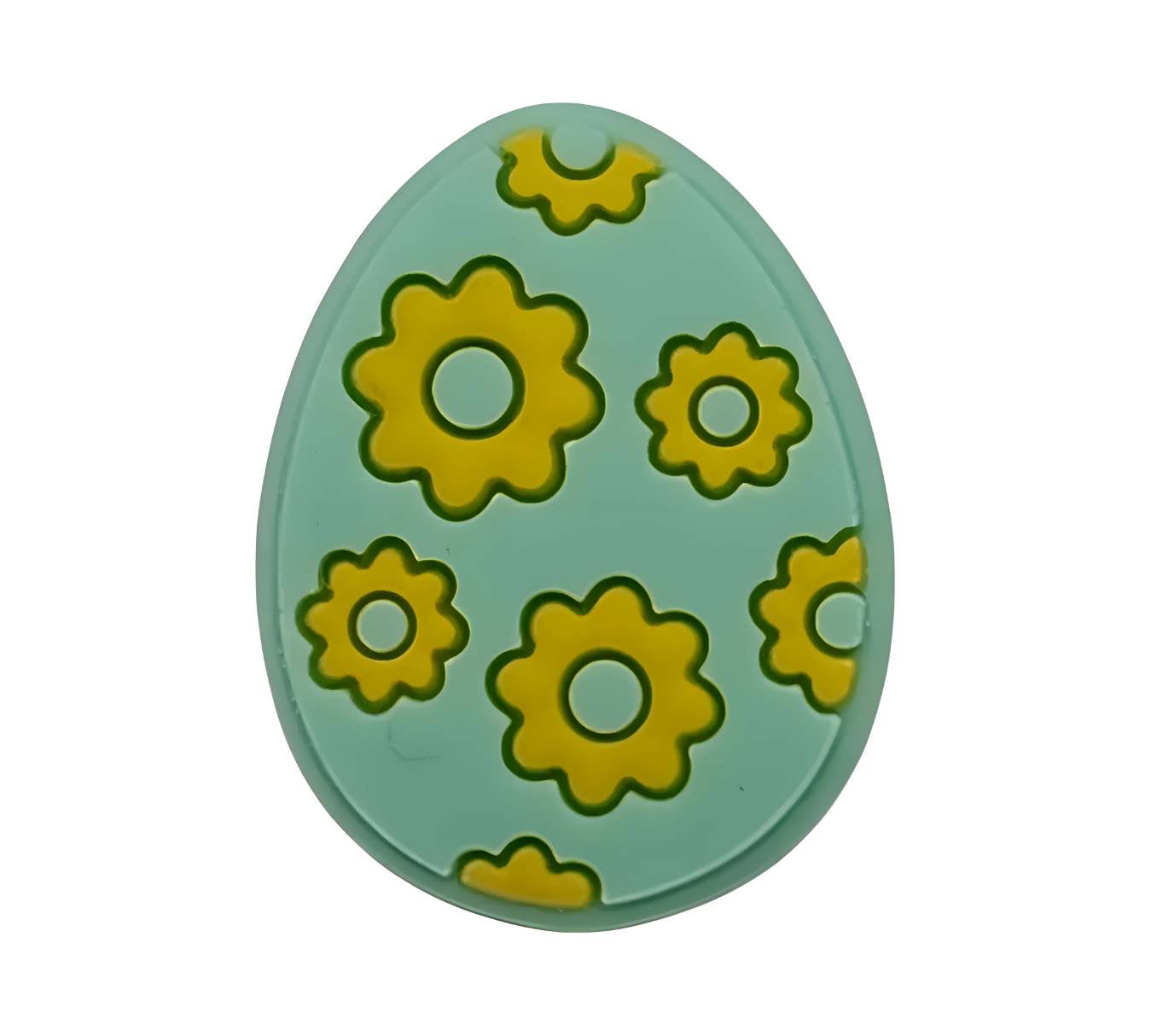 Mint Easter Egg Focal Beads