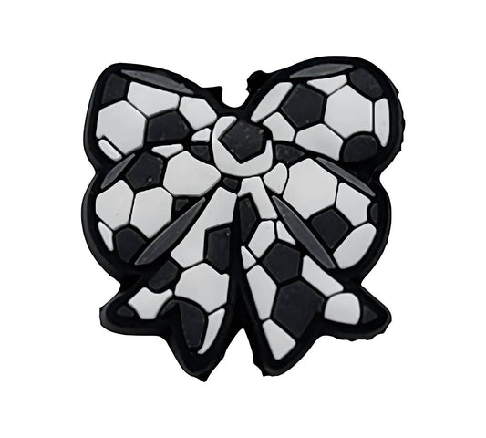 Big Soccer Bow Focal Beads