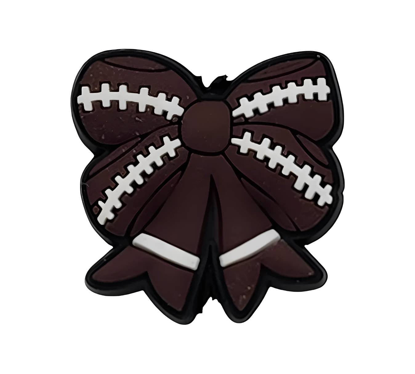 Big Football Bow Focal Beads