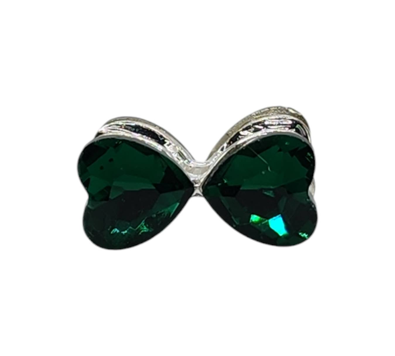 Bow Green Gemstone Bead