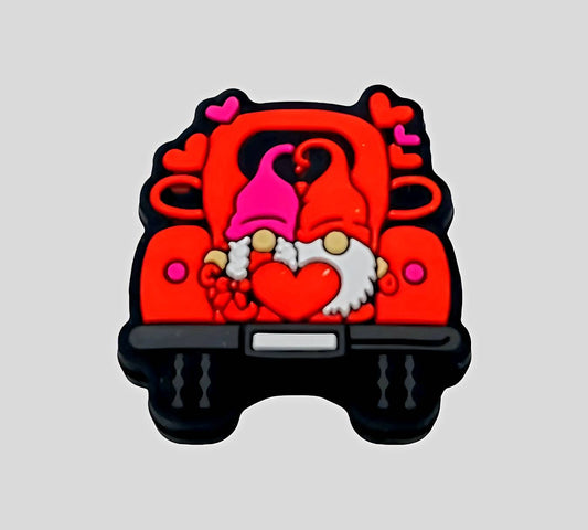 Red Gnome Truck Focal Beads