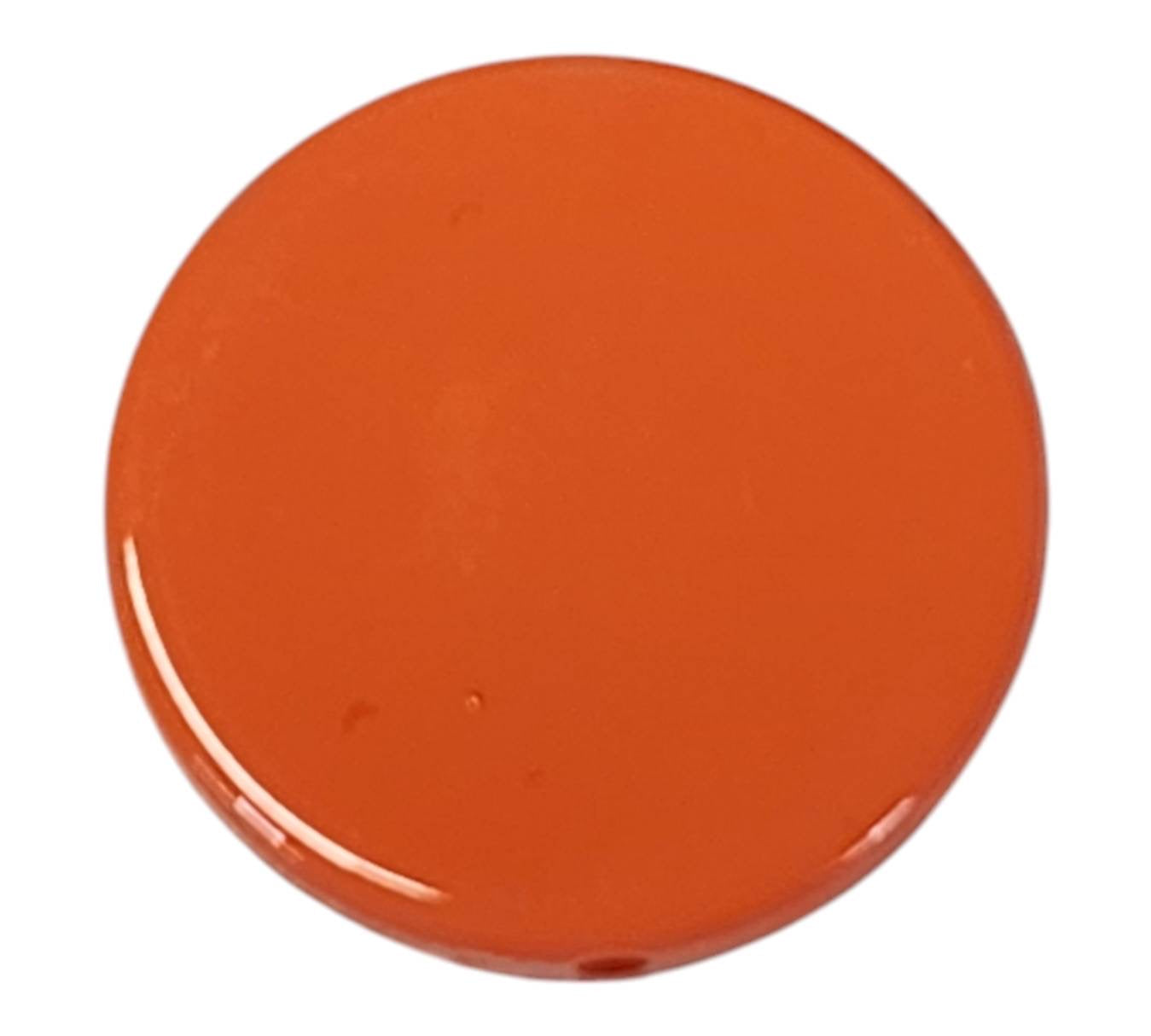 Round Orange Acrylic Discs