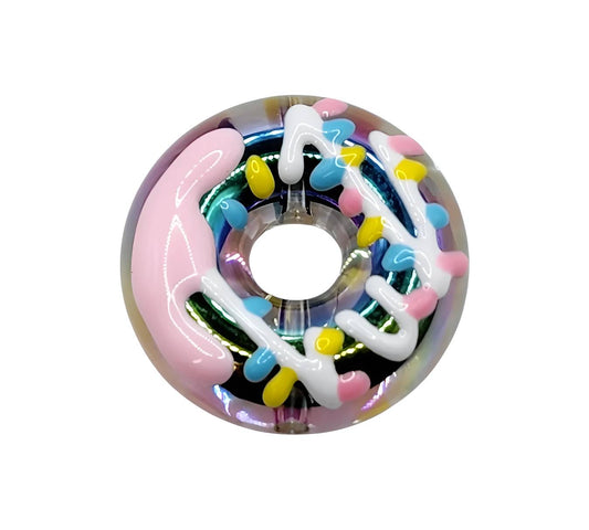 Large Acrylic Strawberry Donut Beads