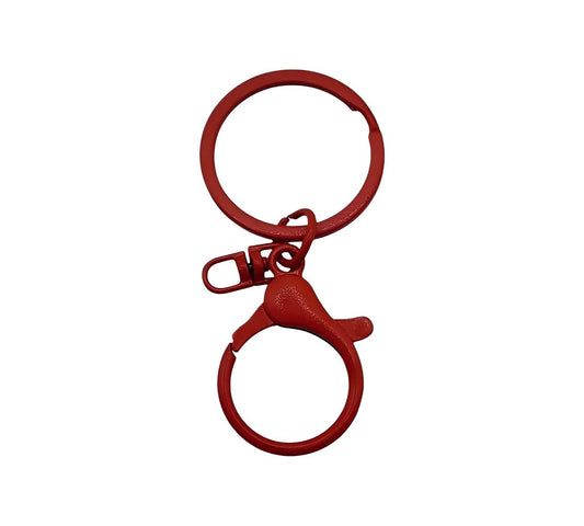 Red Lobster Clasp Key Ring