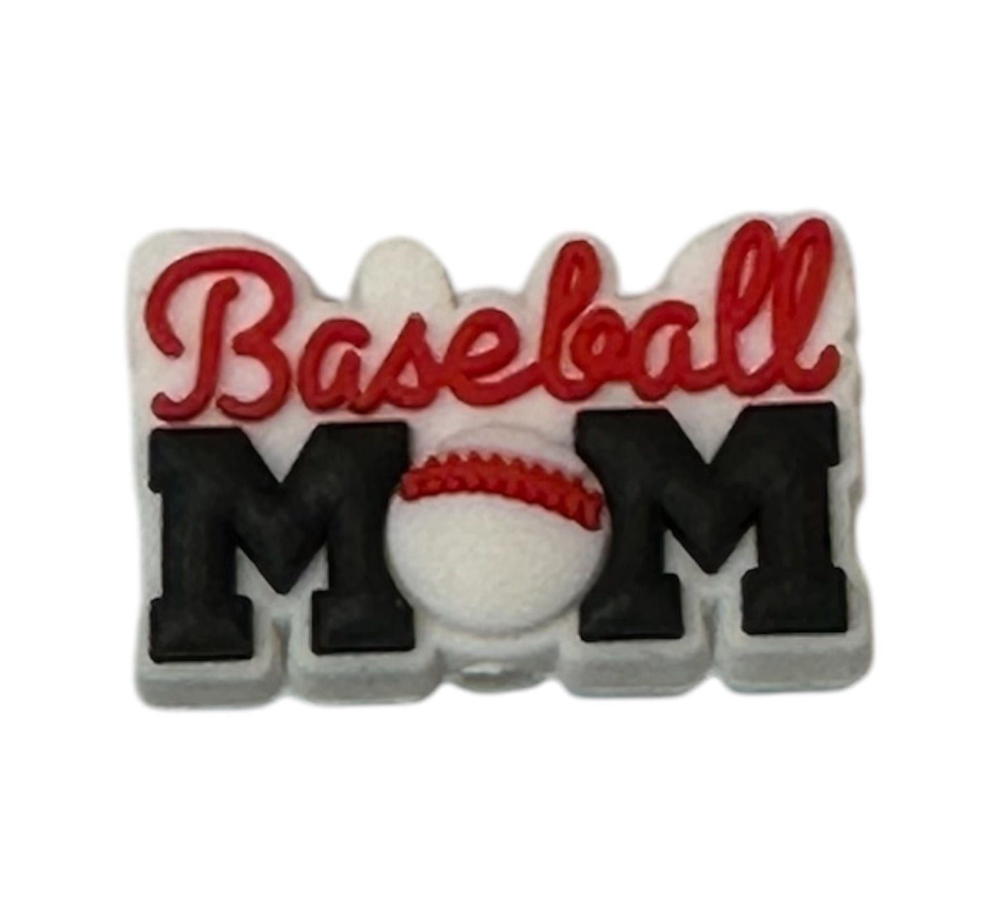 Baseball Mom Focal Bead