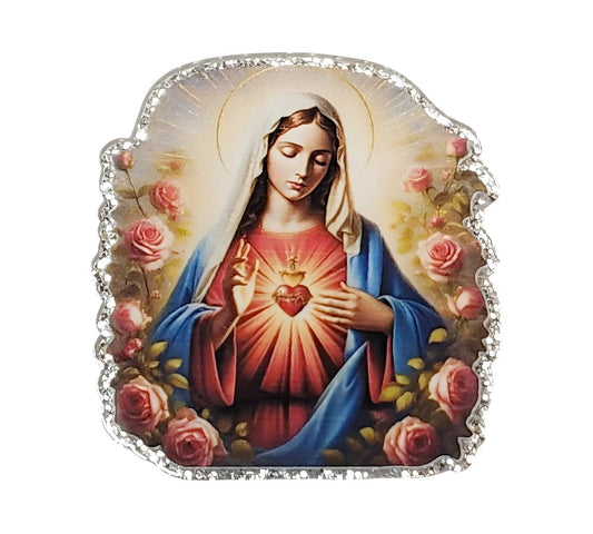 Immaculate Heart Flatback Acrylics (Custom)