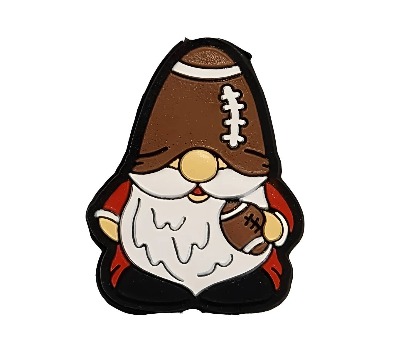 Football Gnome Focal Bead