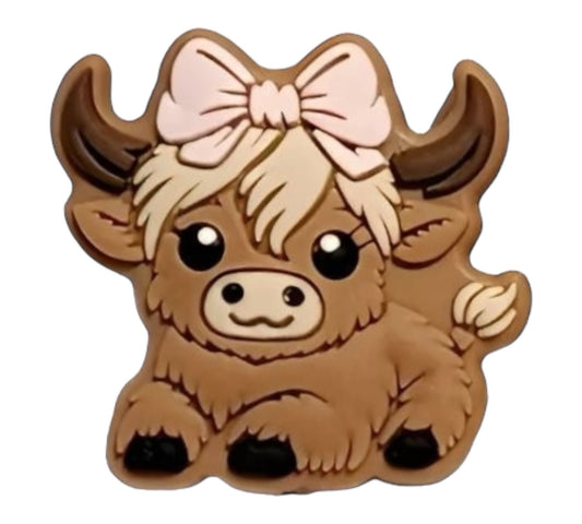 Girl Highland Cow (Pink) Focals